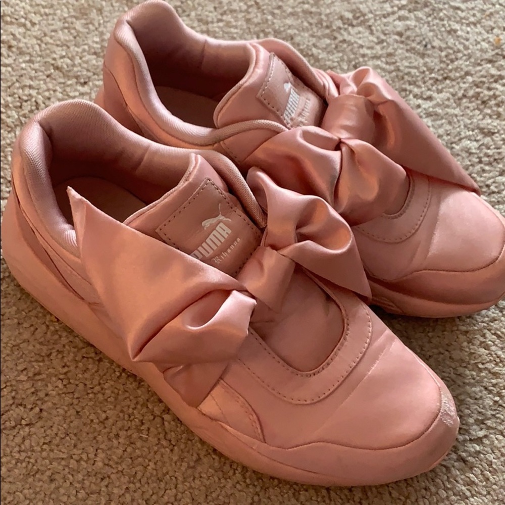 Fenty Puma Satin Bow Sneakers 36.5
